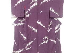 アンティーク　錦紗抽象模様着物